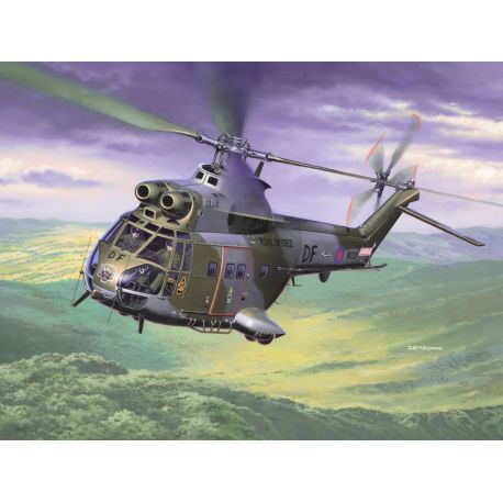 Model Set Westland Puma HC.1, Revell Modellbausatz mit Basiszubehör
