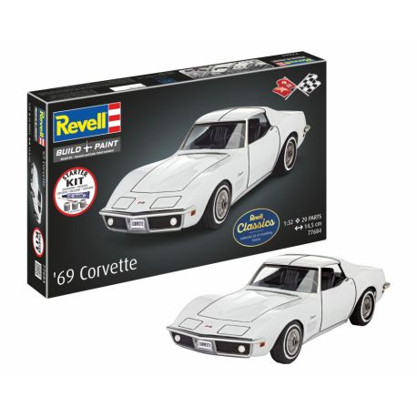 Starter Kit Corvette C3, Revell Modellbausatz mit Basiszubehör