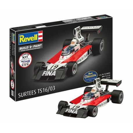 Starter Kit Surtees TS16/03, Revell Modellbausatz mit Basiszubehör