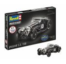 Starter Kit Jaguar SS 100, Revell Modellbausatz mit Basiszubehör