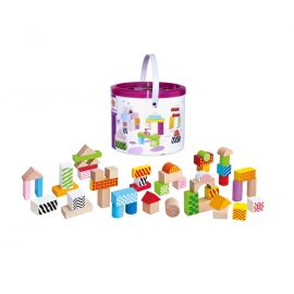 Color, Holzbausteine