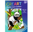Ravensburger CreArt Malen nach Zahlen ab 5: Süße Tiere, Malbuch, 48 Motive