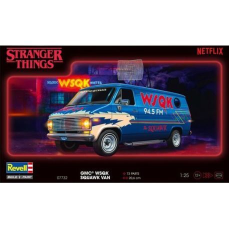 GMC® WSQK Squawk Van  Stranger Things, Revell Modellbausatz