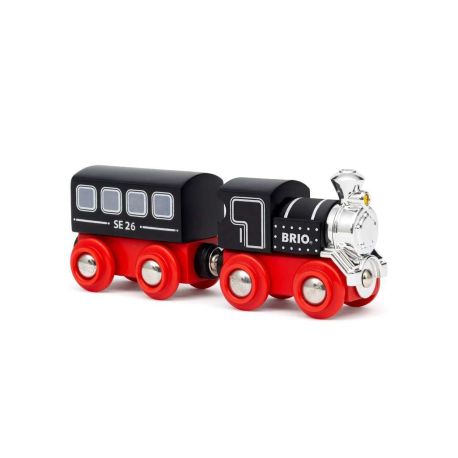 BRIO World - Sondereditionszug 2026 (Holz-Dampflok und Wagen) - Spielzeug-Zug in limitierter Edition - nur in 2026 erh