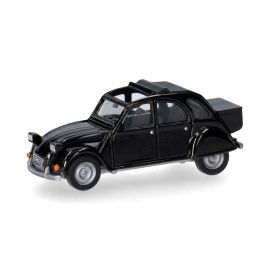 herpa - Citroën 2 CV mit Queue, schwarz