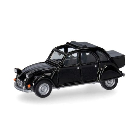 herpa - Citroën 2 CV mit Queue, schwarz