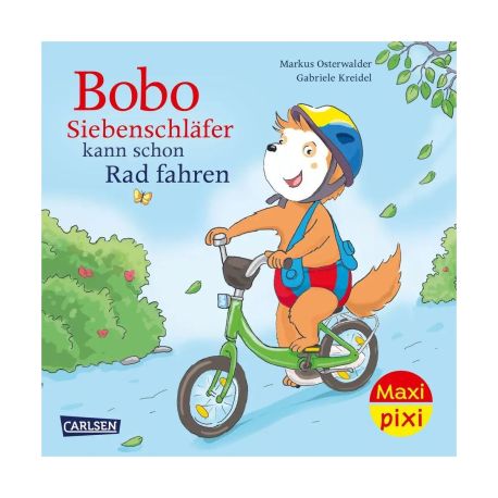Maxi Pixi 486: Bobo Siebenschläfer kann schon Rad fahren