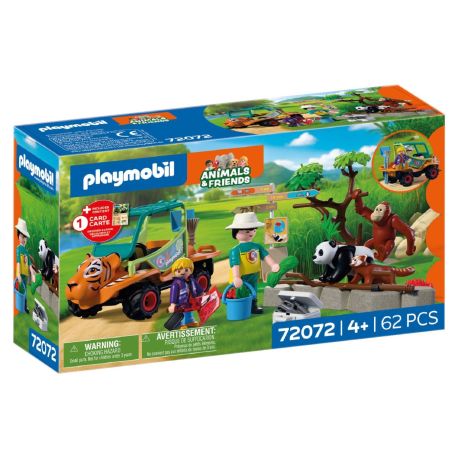 PLAYMOBIL 72072 Zoo: Tierpflegermobil