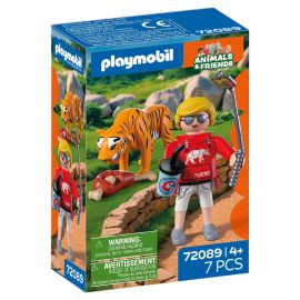 PLAYMOBIL 72089 Zoo: Tiger und Besucher