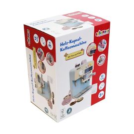 SpielMaus Küce Holz Kapsel-Kaffeemaschine, mit Zubehör