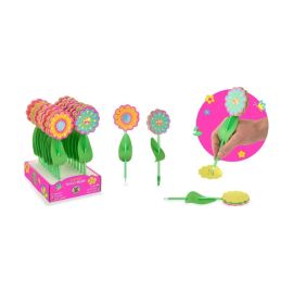 GF-6 Blumen-Kugelschreiber Sticky-Notes, 2-fach sortiert Dieser Kugelschreiber mit Sticky-Notes-Topper in Blumenform i