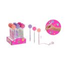 GF-6 Flower Gelstift Swirly Colors, 3-fach sortiert Bunt, fröhlich und kreativ – der Gelstift Regenbogen in Blumenform