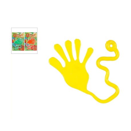 Riesen Klatschhand auf Karte gelb, rot, grün