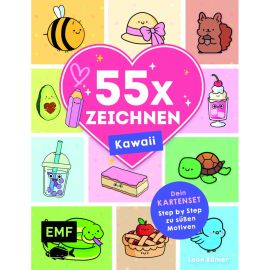 55x Zeichnen Kawaii Karten