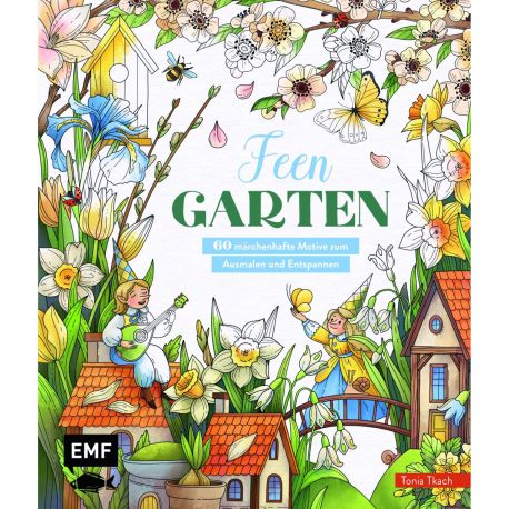 Feen Garten 60 Motive Ausmal.