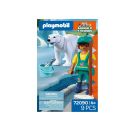 PLAYMOBIL 72090 Zoo: Eisbär und Pfleger