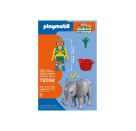 PLAYMOBIL 72092 Zoo: Elefantenbaby und Pflegerin