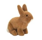 Teddy Hermann Hase sitzend braun 20 cm