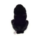 Teddy Hermann Hase sitzend schwarz 17 cm