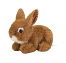 Teddy Hermann Hase sitzend braun 17 cm