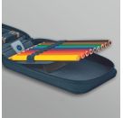 Federmäppchen 2 Klappen denim