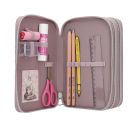 TOPModel 3-fa Federtasche Blo