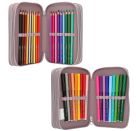 TOPModel 3-fa Federtasche Blo