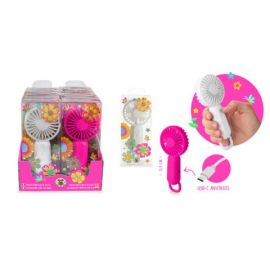 GF-6 Pocket-Ventilator USB-aufladbar, 2-fach sortiert Dieser Taschenventilator sorgt überall für ein