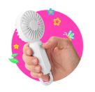 GF-6 Pocket-Ventilator USB-aufladbar, 2-fach sortiert Dieser Taschenventilator sorgt überall für ein