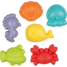 Sandförmchen, 6fach sortiert