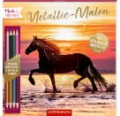 Metallic-Malen - Bicolor-Buntstifte: 8 Metallic-Farben