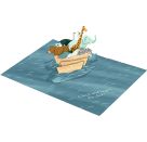 Pop-up-Grußkarte – Alles Liebe zur Taufe - Arche Noah