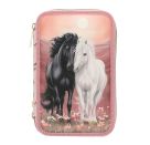 Miss Melody 3 Fach Federtasche BLOSSOM PONY