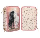 Miss Melody 3 Fach Federtasche BLOSSOM PONY