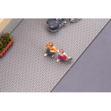 FALLER H0 Bastelplatte Gehweg, dunkelgrau