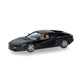 herpa - Ferrari 512 TR (Motorabdeckung zum Öffnen), nero