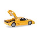 herpa - Ferrari F50 (Motorabdeckung zum Öffnen), gelb (giallo modena)