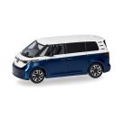 herpa - VW ID. Buzz People Bi-color, Candy Weiß - Blau Metallic