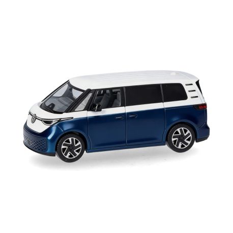 herpa - VW ID. Buzz People Bi-color, Candy Weiß - Blau Metallic