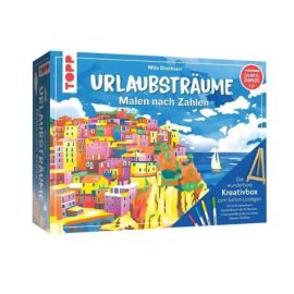 Die wunderbare Kreativbox Malen nach Zahlen - Urlaubsträume
