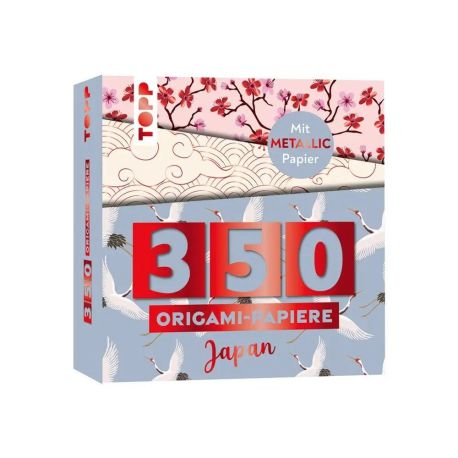 350 Origami-Block Japanische Motive