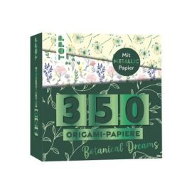 350 Origami-Block Florale Motive