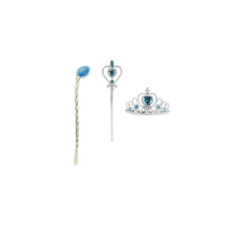 TOITOYS ICE PRINCESS Set mt ZopfTiaraStab Prinzessin