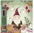 Metallic-Malen Garden Glory - Bicolor-Buntstifte: 8 Metallic-Farben