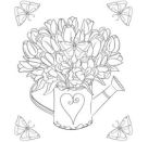 Metallic-Malen Garden Glory - Bicolor-Buntstifte: 8 Metallic-Farben