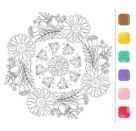 Aquarell-Glück Mandalas - Mit Farben und Pinsel