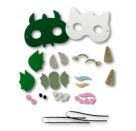 Mein kleines Bastelset: Filz-Masken - Einhorn / Drache