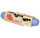 Holz-Dreh-Puzzle - Hund, Katze, Schwein, Kuh