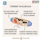 Holz-Dreh-Puzzle - Hund, Katze, Schwein, Kuh