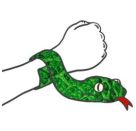 Schlangen-Schnapparmband